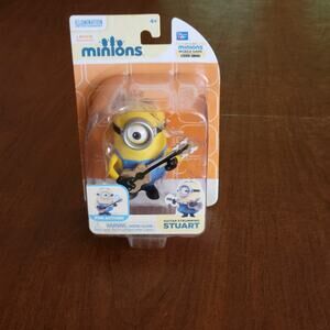 Minions Movie Action Figure 2015 Guitar Strumming Stuart New sealed package